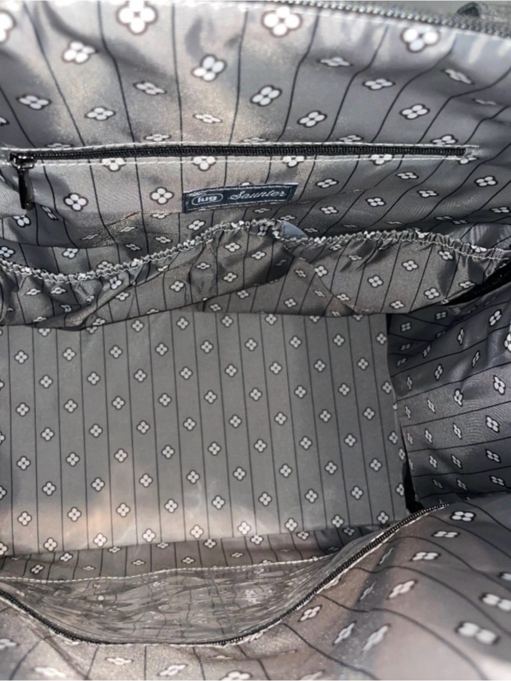 Lug Saunter Quilted Gray Kids Tote Baby Bag - Picture 4 of 8
